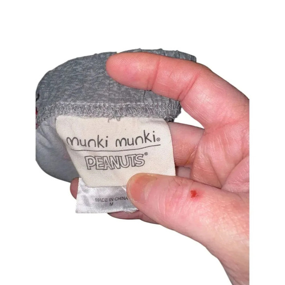 Munki Munki Snoopy Santa Holiday Pajama Sets Unisex couples matching pjs S & M - Picture 11 of 16